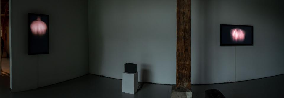 installation view walcheturm perc and piano